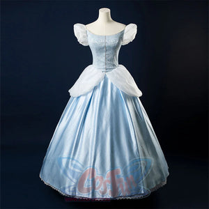 【READY TO SHIP】Cinderella Cosplay Costume Princess Dress Fairy Tale Ball Gown N08290 Costumes