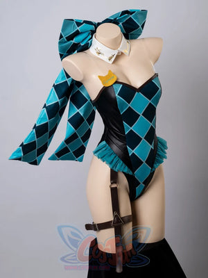 Genshin Impact Lynette Cosplay Derivative Bodysuit Swimsuit Fy0019 Costumes