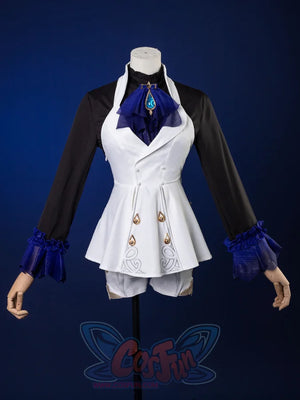 Genshin Impact White Furina Hydro Archon Cosplay Costume C08735 AAA Costumes