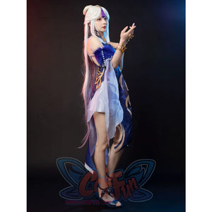Genshin Impact Ningguang Orchid’s Evening Gown Cosplay Costume C00976 Costumes