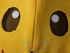 Cosfun Original Cute Electric Critter Yellow Grunge Cosplay Full Zip Hoodie A00006 Sweatshirt