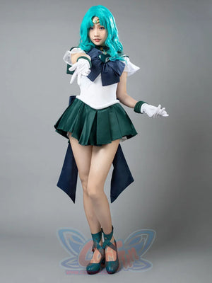 Sailor Super S Film Neptune Michiru Kaioh Michell Cosplay Costumes Mp001404