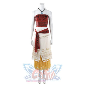 Moana Cosplay Costume Polynesian Princess Adventure Outfit N09954