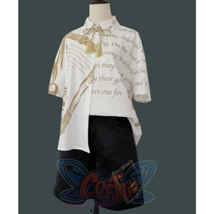 Summer Little Prince Loose Printed Lolita Short Sleeve Shirt