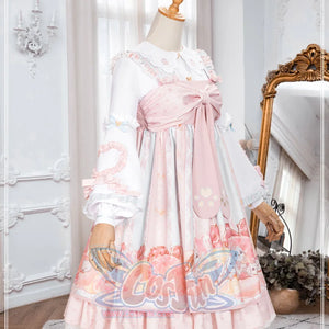Sweet Daily Lolita Princess Jumper Skirt Sets
