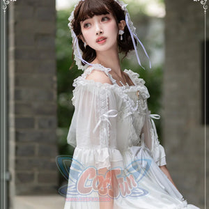 Elegant Lolita High Waist Jumper Skirt - cosfun