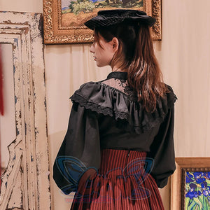 Edward Style Vintage and Classic Long-sleeved Shirt - cosfun