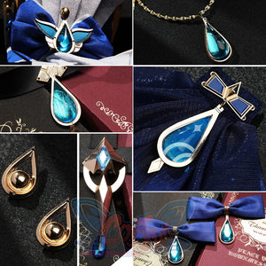 Genshin Impact White Furina Hydro Archon Cosplay Costume C08735 AAA Costumes