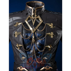 Genshin Impact Fatui Harbinger The Captain Il Capitano Cosplay Costume C09227 AAA Costumes