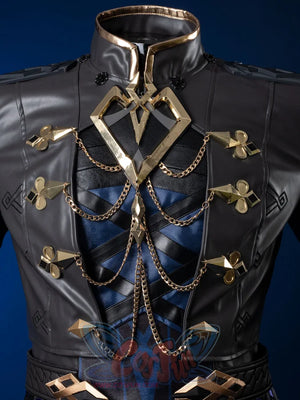 Genshin Impact Fatui Harbinger The Captain Il Capitano Cosplay Costume C09227 AAA Costumes