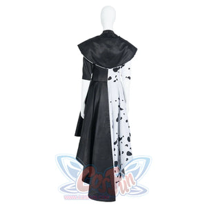 Movie Cruella Estella Cruella De Vil Cosplay Costume C00687 Costumes