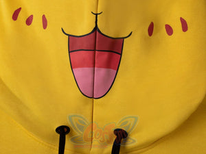Cosfun Original Cute Electric Critter Yellow Grunge Cosplay Full Zip Hoodie A00006 Sweatshirt