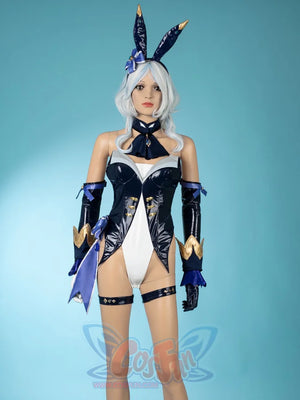 【Free Shipping】Cosfun Original Genshin Impact Furina Derivative Bunny Girl Bodysuit Swimsuit
