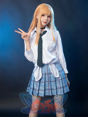 My Dress-Up Darling Kitagawa Marin Uniform And Vest Cosplay Costume C01104 Costumes