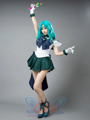 Sailor Super S Film Neptune Michiru Kaioh Michell Cosplay Costumes Mp001404