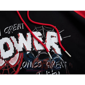 【PRE-SALE】COSFUN Original Original Spider Theme Cosplay Short Sleeve Hooded Sweatshirt A00014 Sweatshirt