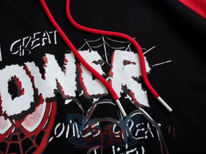 【PRE-SALE】COSFUN Original Original Spider Theme Cosplay Short Sleeve Hooded Sweatshirt A00014 Sweatshirt