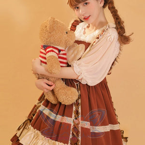 Sweet and Lovely Dot Lolita Jumper Skirt