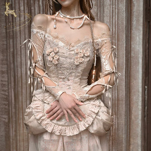 Heartbreak Ballet Rococo Lace Crochet Top S22978