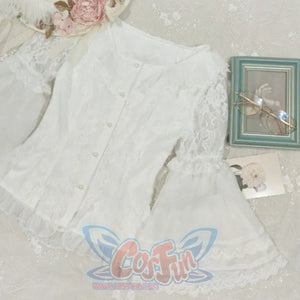 The Poem of Roses Elegant Lolita Short Sleeve Shirt - cosfun