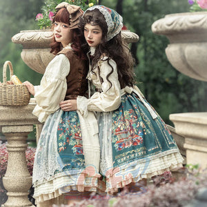 Bavaria Style Elegant Lolita Short Skirt