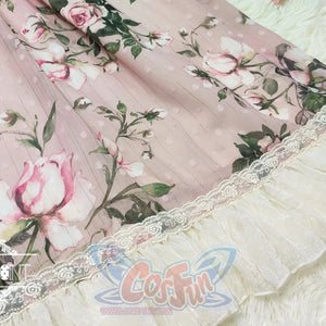 Rose of French Elegant Summer Lolita Short-sleeved Dress