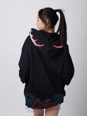 Cosfun Original Black Red Cosplay Hoodie Jacket A00005 Sweatshirt