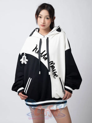 Cosfun Original Cartoon Mouse Cosplay Full Zip Hoodie A00001 Sweatshirt