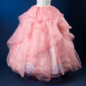 Formal Dress Cosplay Costume Dreamy Pink Strapless Ball Gown FY0144 Costumes