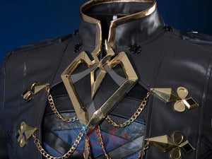 Genshin Impact Fatui Harbinger The Captain Il Capitano Cosplay Costume C09227 AAA Costumes