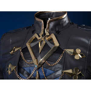 Genshin Impact Fatui Harbinger The Captain Il Capitano Cosplay Costume N09227 AAA