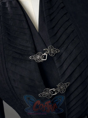 Rhaenys Targaryen cosplay costume detail view keeps the outfit trim and layered costume pieces easy to inspect.