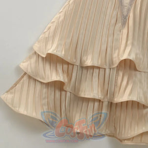 Rococo Duchess Satin Ruched Long Mermaid Skirt