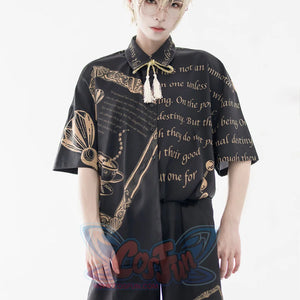 Summer Little Prince Loose Printed Lolita Short Sleeve Shirt