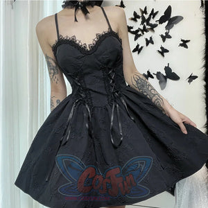 Summer Rose Lace High Waist Slip Dress S22927