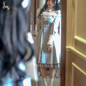 Lovely Elegant Lolita Large Size Slim Dress