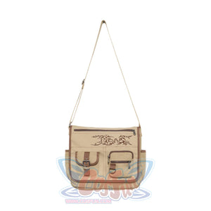 Japanese Style Vintage Canvas Crossbody Bag One Size
