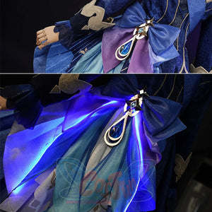 Genshin Impact White Furina Hydro Archon Cosplay Costume C08735 AAA Costumes