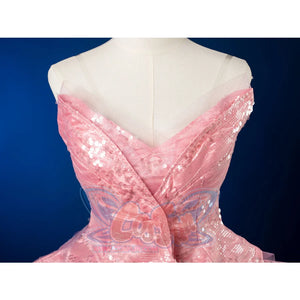 Formal Dress Cosplay Costume Dreamy Pink Strapless Ball Gown FY0144 Costumes