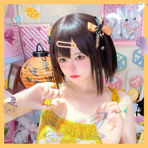 Halloween Lolita Sweet Candy Bowknot Hairpin
