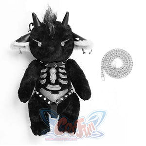 Punk Satan Sheep Doll Crossbody Bag Bag+Shoulder Chain / One Size