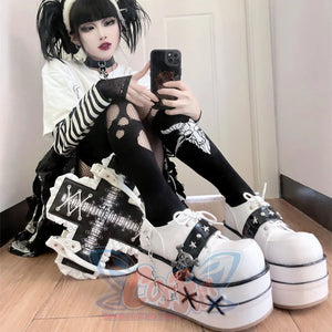 Original Cool Lolita Round Toe Thick Soled Shoes S22645