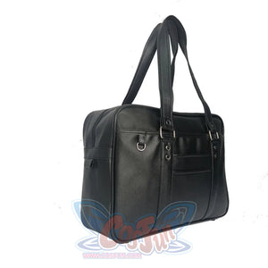 Japanese College Style Large Size Student Handbag S22939 Black