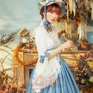 Elizabeth Elegant and Vintage Lolita Long Sleeve Shirt - cosfun