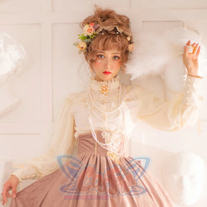 Elizabeth Elegant and Vintage Lolita Long Sleeve Shirt - cosfun