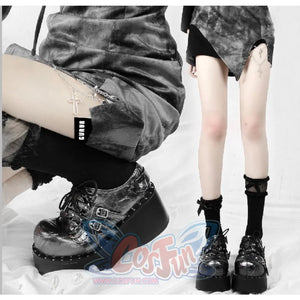 Original Spice Girl Punk Lolita Thick Soled Shoes - cosfun