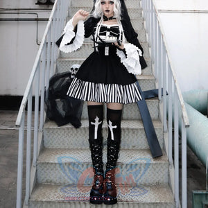 Original Spice Girl Lolita Round Toe Thick Soled Boots