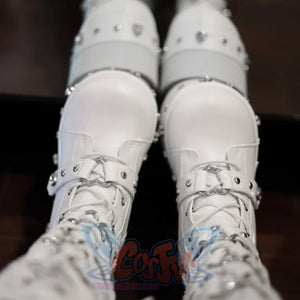 Original Spice Girl Lolita Round Toe Thick Soled Boots