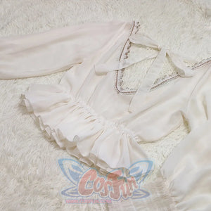 Egypt Style Lolita Backless Long Sleeve Smock and Vest