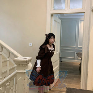 Lovely Elegant Lolita Large Size Slim Dress